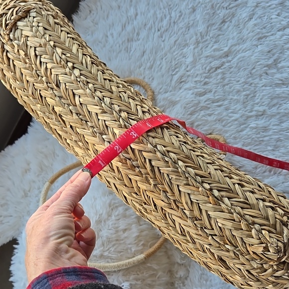a new day Natural Straw Tote Bag extra large - Picture 5 of 5